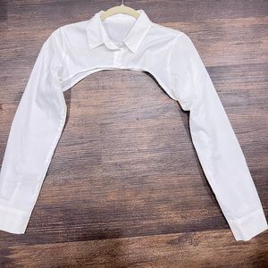 White collar shirt size xs/s